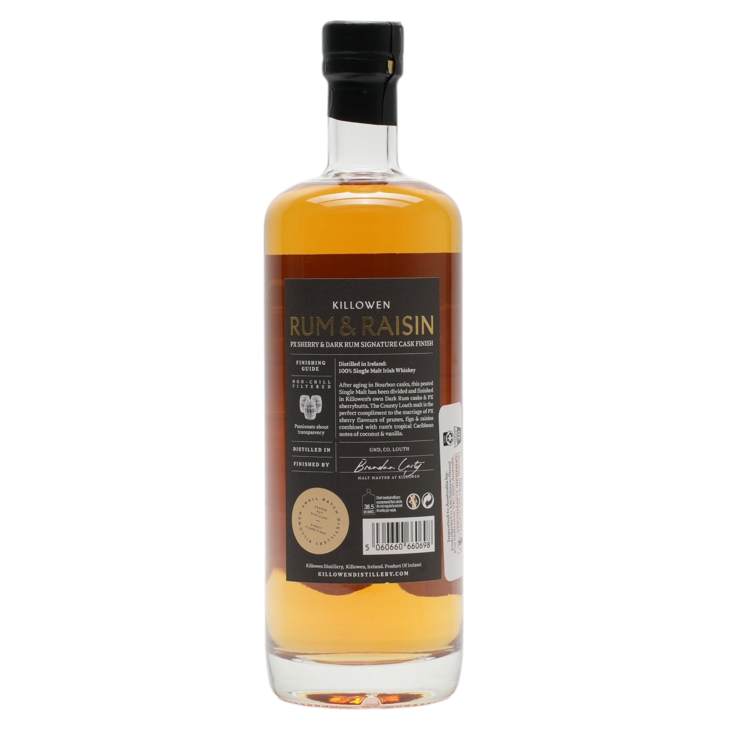 Killowen Peated Rum & Raisin Single Malt Cask Strength