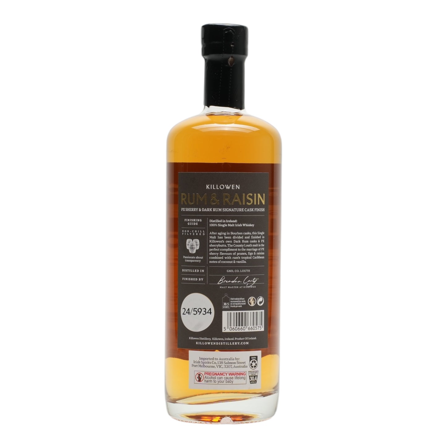 Killowen Rum & Raisin Single Malt Cask Strength 700ml