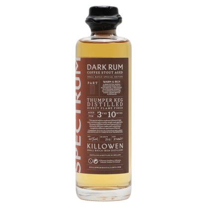 Killowen Spectrum Rum Part 2 – Dark Rum, Coffee Stout Aged  (375ml)