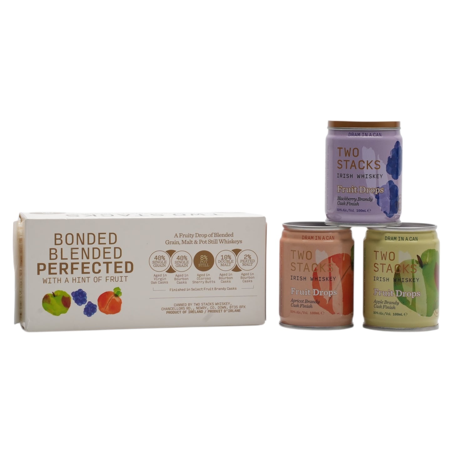 Two Stacks - Dram in a Can Fruit Drops Discovery Packs - Includes 3x100ml Cans