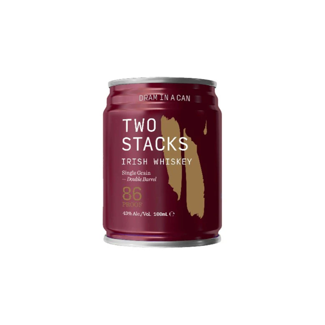 Dram in a Can - Two Stacks Double Barrel Single Grain (100ml)