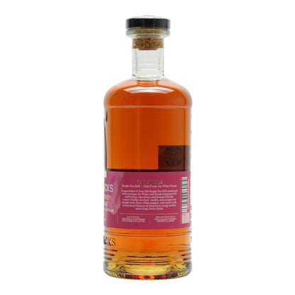 Two Stacks Single Pot Still Cab Franc Ice Wine Cask Finish 6 Year Old Irish Whiskey 700ml