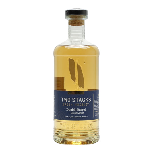 Two Stacks Double Barrel Single Malt Irish Whiskey 700ml