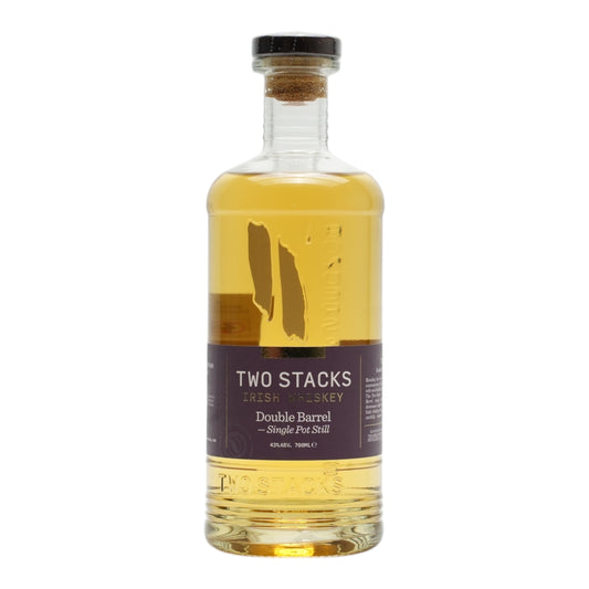Two Stacks Double Barrel Single Pot Still Irish Whiskey 700ml