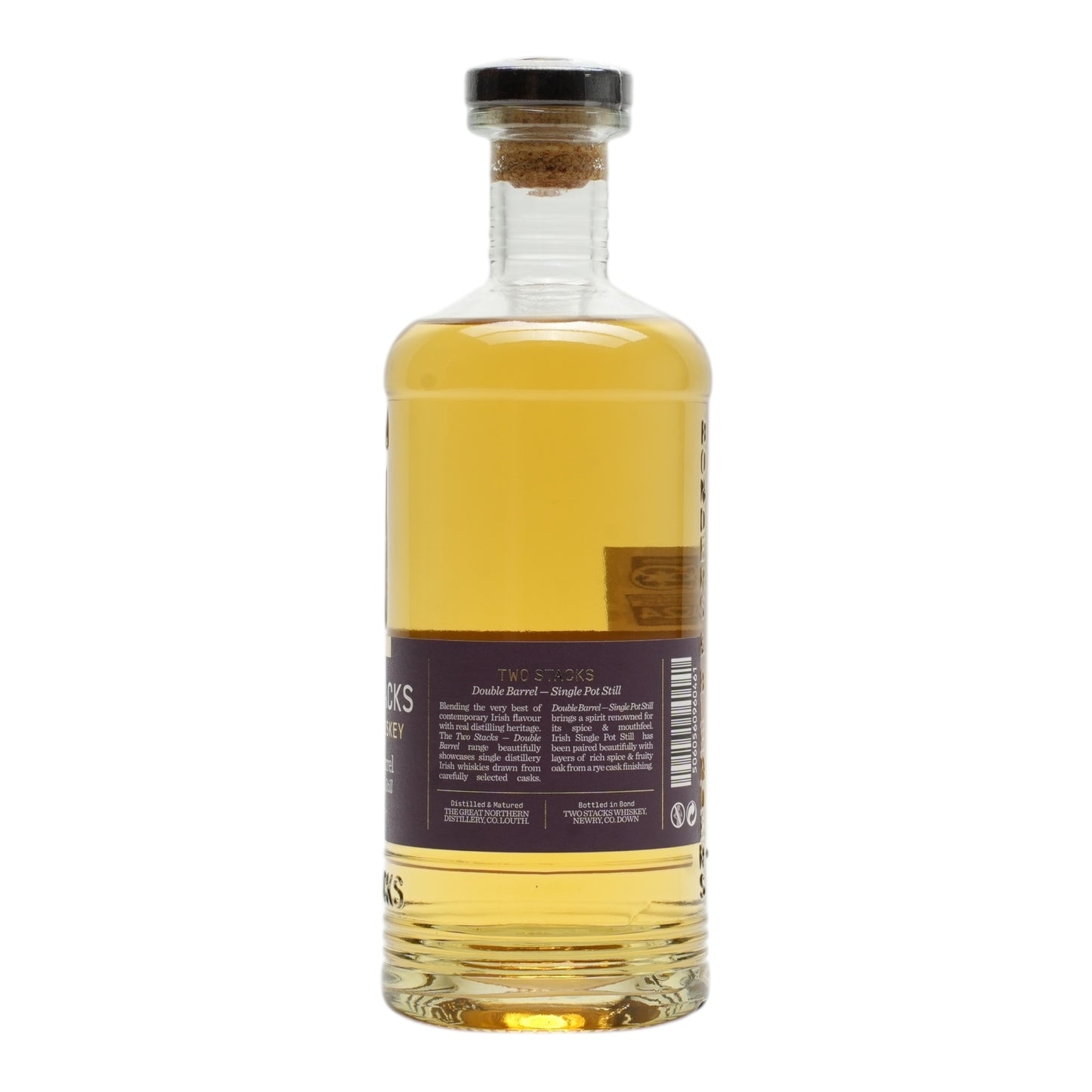 Two Stacks Double Barrel Single Pot Still Irish Whiskey 700ml