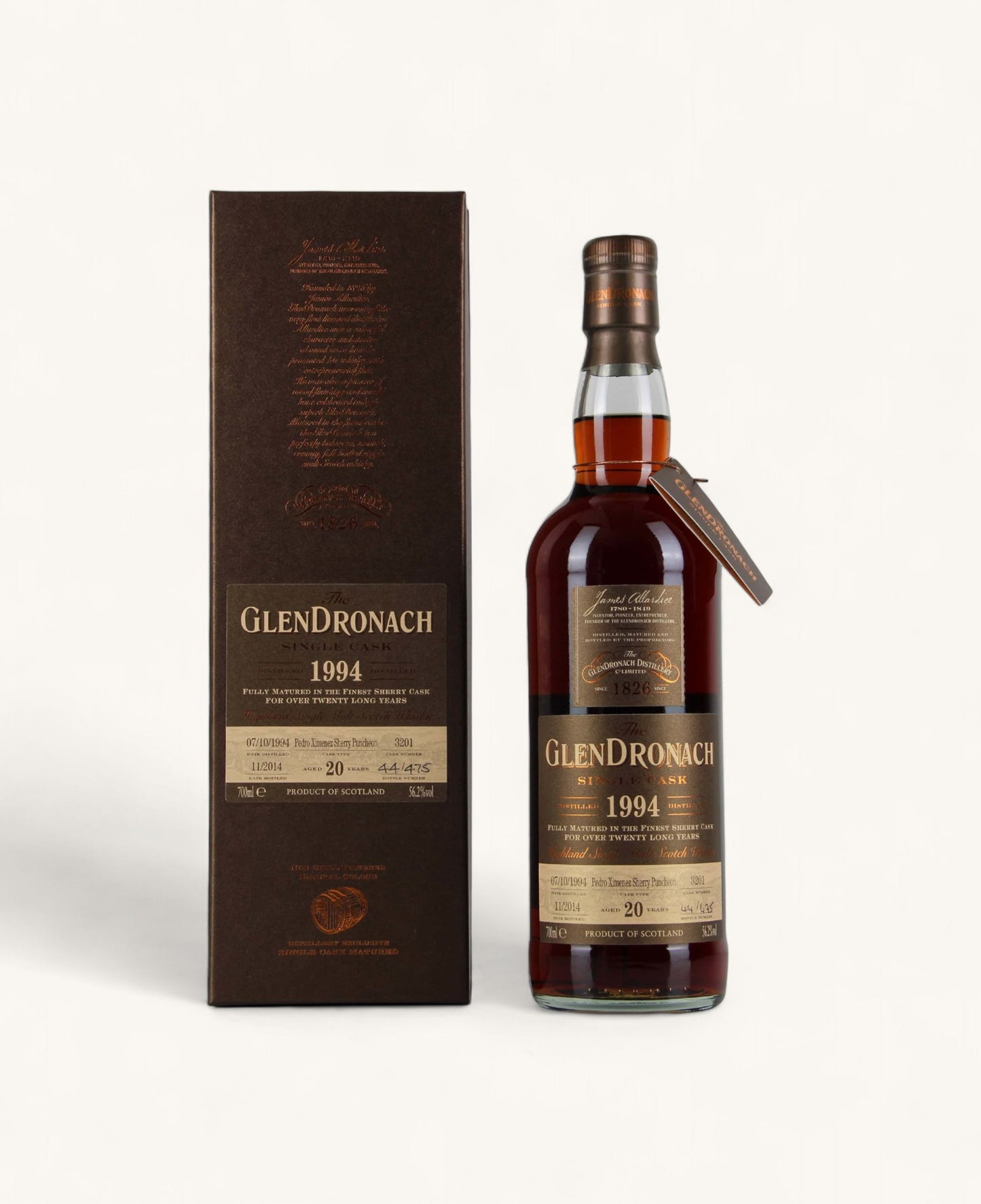Glendronach 1994 20 Year Old Single PX Sherry Puncheon #3201