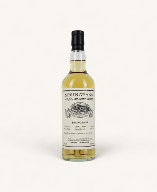 Springbank 2000 21 Year Old Single Refill Bourbon Hogshead #683